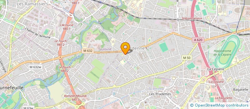 localisation de l'entreprise CLUB DES AINES DE LARDENNE à TOULOUSE
