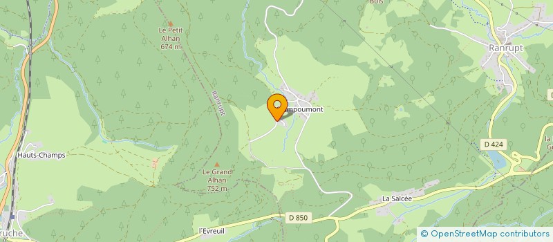 localisation de l'entreprise CLUB DES AINES DE RANRUPT  RANRUPT