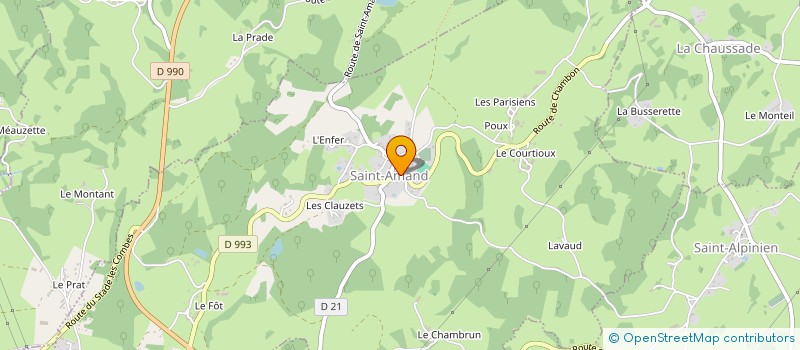 localisation de l'entreprise CLUB DES AINES DE SAINT AMAND LES INTREPIDES à SAINT-AMAND