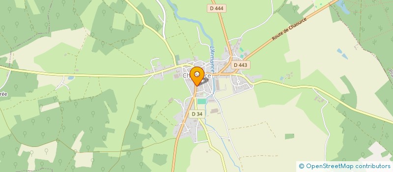 localisation de l'entreprise CLUB DES AINES DU CHAOURCOIS  CHAOURCE