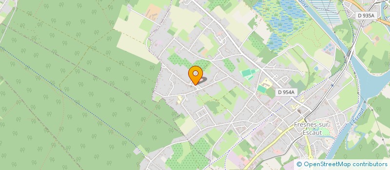 localisation de l'entreprise CLUB DES AINES DU TRIEUX  FRESNES-SUR-ESCAUT