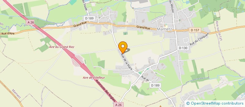 localisation de l'entreprise CLUB DES AINES JOIE D'ETRE ENSEMBLE DE WARDRECQUES  WARDRECQUES