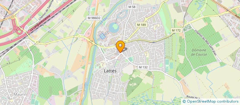 localisation de l'entreprise CLUB DES AINES LA JOIE DE VIVRE à LATTES