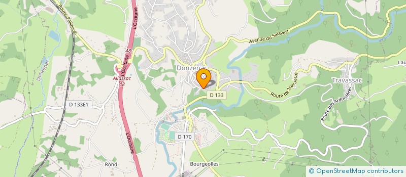 localisation de l'entreprise CLUB DES AINES LE CANTOU  DONZENAC