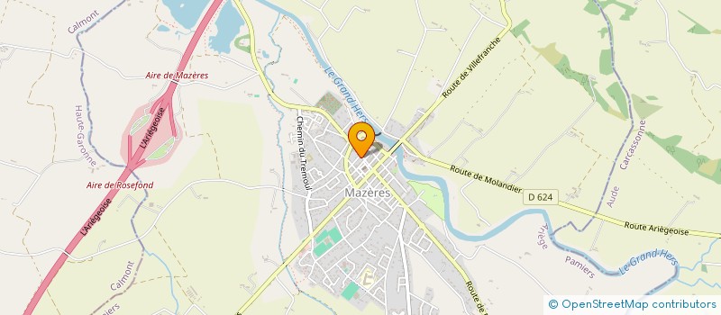 localisation de l'entreprise CLUB DES AINES LES FILS D ARGENT à MAZERES