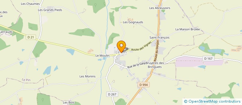 localisation de l'entreprise CLUB DES AINES RURAUX à LE PIN