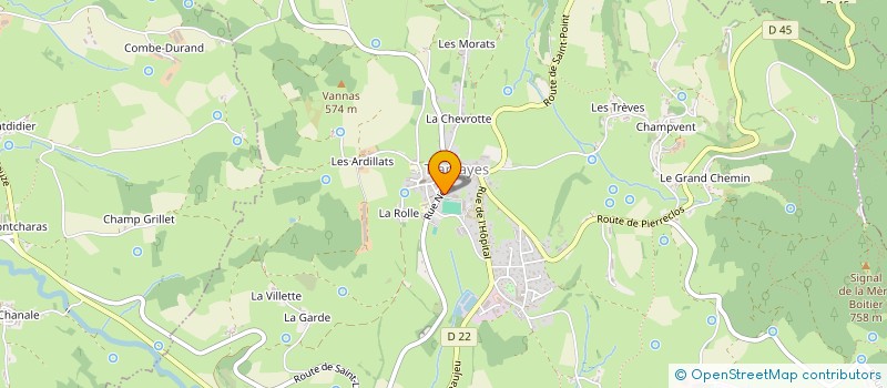 localisation de l'entreprise CLUB DES AINES RURAUX DE L AGE D OR  TRAMAYES