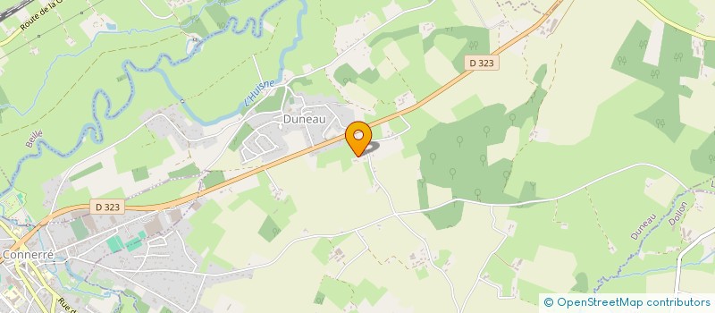 localisation de l'entreprise CLUB DES AINES RURAUX DE LA COMMUNE DE TUFFE  TUFFE VAL DE LA CHERONNE