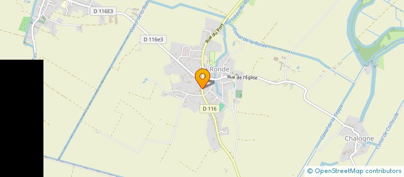 localisation de l'entreprise CLUB DES AINES RURAUX DE LA RONDE  LA RONDE