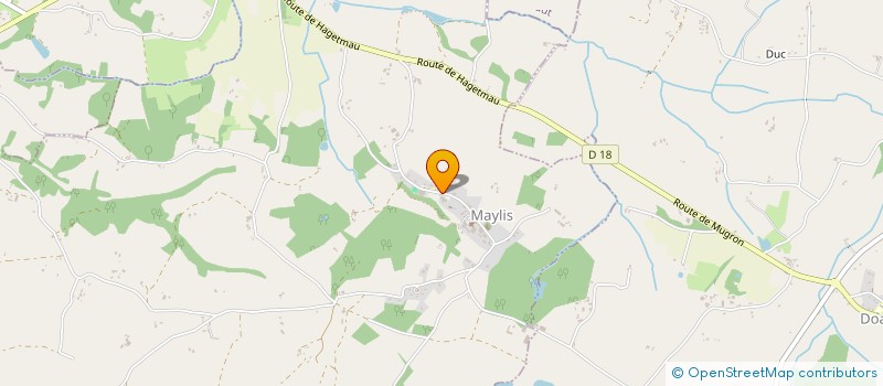 localisation de l'entreprise CLUB DES AINES RURAUX DE MAYLIS à MAYLIS