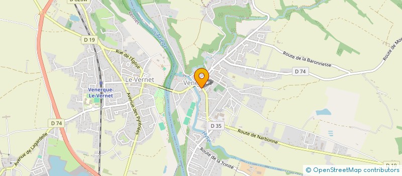 localisation de l'entreprise CLUB DES AINES RURAUX DE VENERQUE - LE VERNET - GREPIAC à VENERQUE