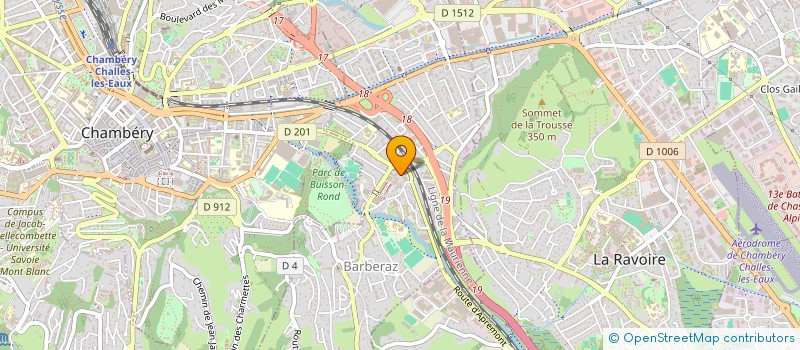 localisation de l'entreprise CLUB DES AINES RURAUX L ESPERANCE  BARBERAZ