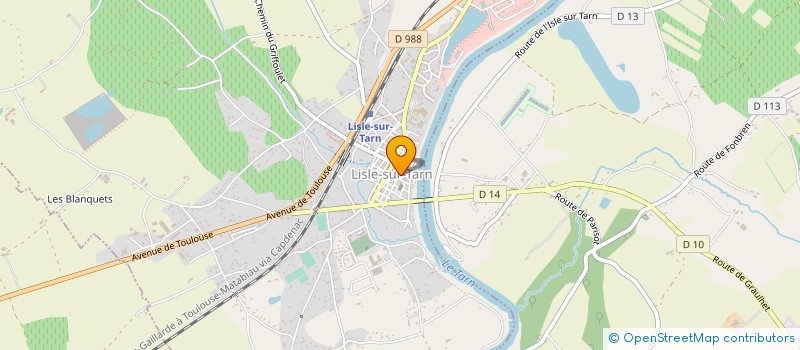 localisation de l'entreprise CLUB DES AMATEURS D'ANCIENNES RENAULT SECTION OCCITANIE à LISLE-SUR-TARN
