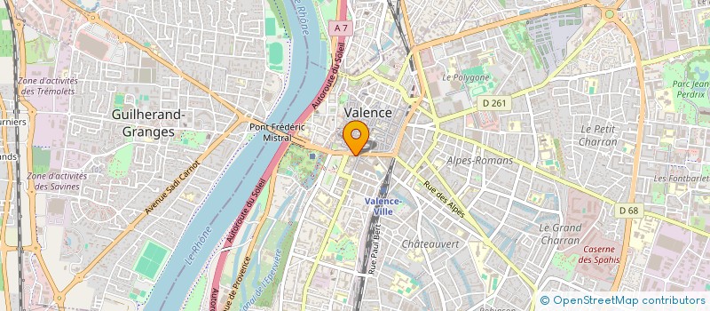 localisation de l'entreprise CLUB DES AMBASSADEURS à VALENCE