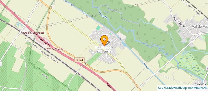 localisation de l'entreprise CLUB DES AMIS  BEAUMONT-SUR-VESLE