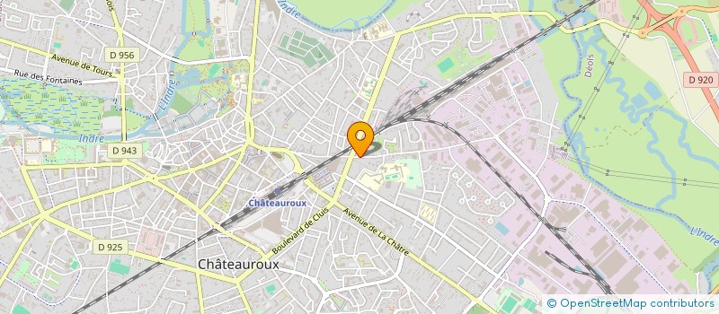 localisation de l'entreprise CLUB DES AMIS CYCLOS à CHATEAUROUX