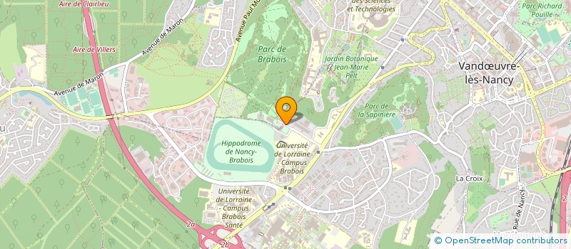 localisation de l'entreprise CLUB DES AMIS DE L EPERON  VANDUVRE-LES-NANCY