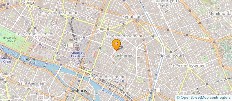 localisation de l'entreprise CLUB DES AMIS DE LA TROMPE FRANCOIS PERINET  PARIS