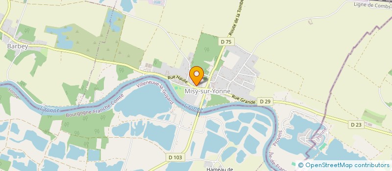 localisation de l'entreprise CLUB DES AMIS DE MISY  MISY-SUR-YONNE