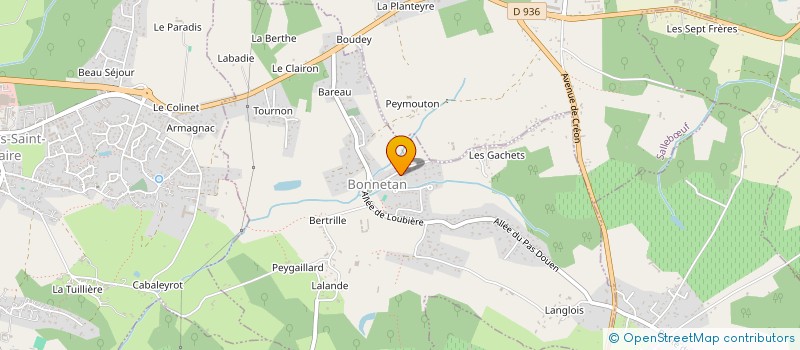 localisation de l'entreprise CLUB DES AMIS DE SALLEBOEUF à SALLEBOEUF