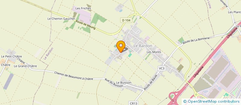localisation de l'entreprise CLUB DES AMIS DES LIVRES ET DES ARTS DU BARDON à LE BARDON