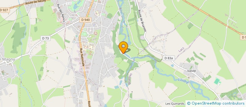 localisation de l'entreprise CLUB DES AMIS DU MOULIN BUREAU à LA CHATRE