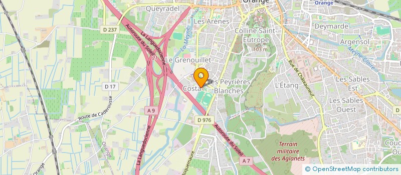 localisation de l'entreprise CLUB DES ANCIENS à ORANGE