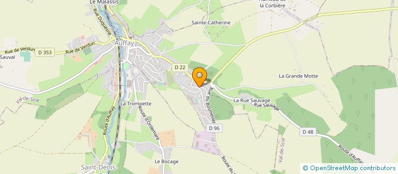 localisation de l'entreprise CLUB DES ANCIENS D'AUFFAY à VAL-DE-SCIE