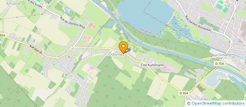 localisation de l'entreprise CLUB DES ANCIENS DE FRESNES SUR ESCAUT  FRESNES SUR ESCAUT