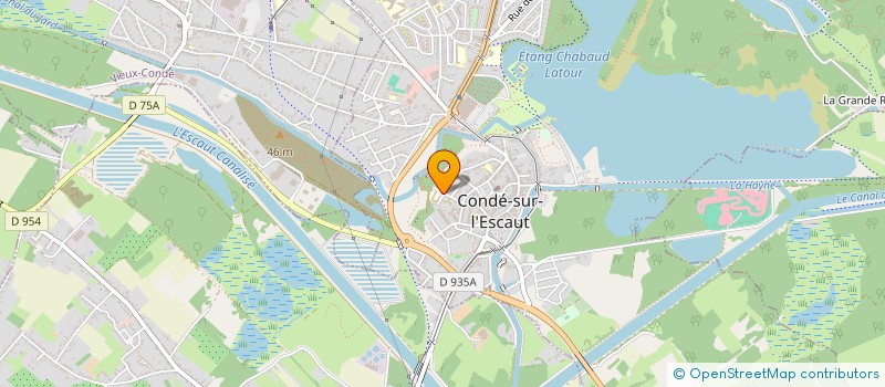 localisation de l'entreprise CLUB DES ANCIENS DE LA MAISON DE RETRATE  CONDE-SUR-L'ESCAUT