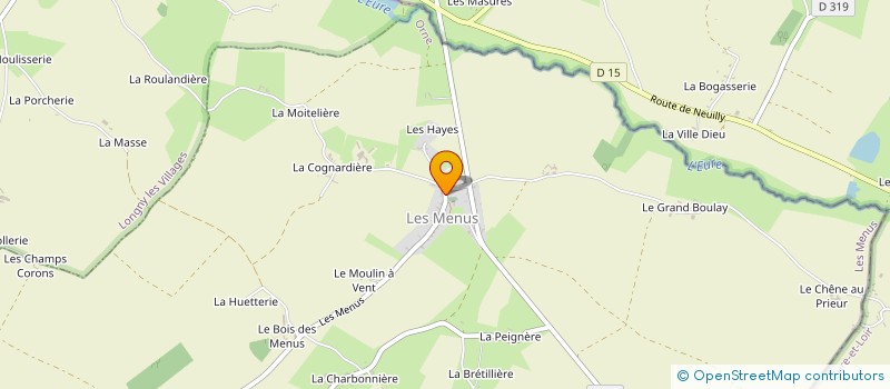 localisation de l'entreprise CLUB DES ANCIENS DE NOS VILLAGES à LES MENUS