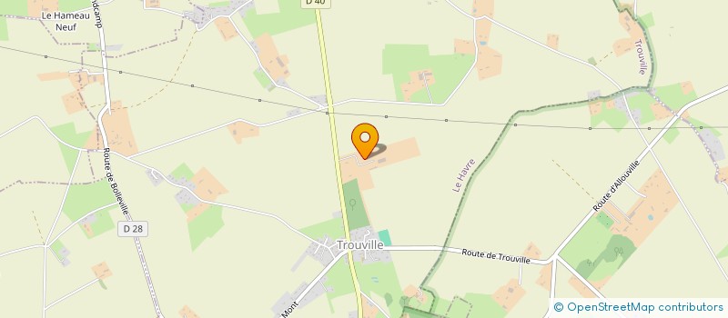 localisation de l'entreprise CLUB DES ANCIENS DE TROUVILLE ALLIQUERVILLE  TROUVILLE