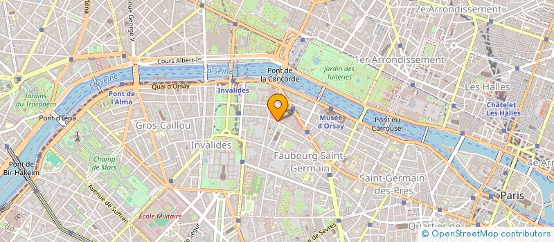 localisation de l'entreprise CLUB DES ATTACHES MILITAIRES NAVALS ET DE L'AIR CAMNA  PARIS