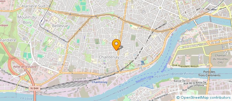 localisation de l'entreprise CLUB DES BUVEURS DE THE-BRETAGNE/PAYS DE LA LOIRE à NANTES