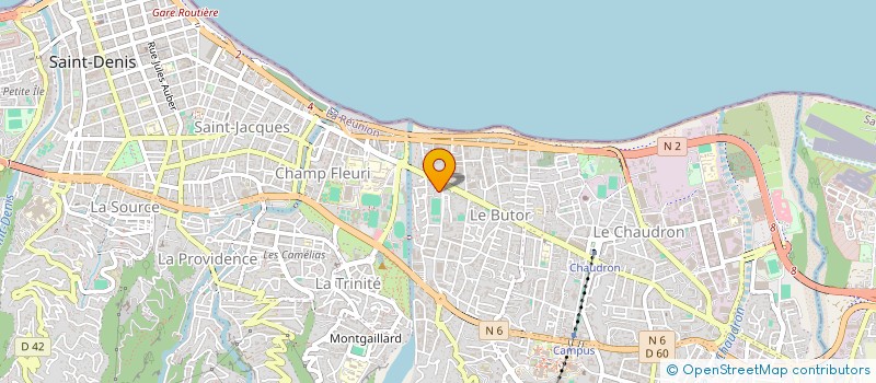 localisation de l'entreprise CLUB DES CAPUCINES à SAINT-DENIS