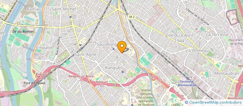 localisation de l'entreprise CLUB DES CHEVEUX D ARGENT DE SAUZELONG-RANGUEIL  TOULOUSE