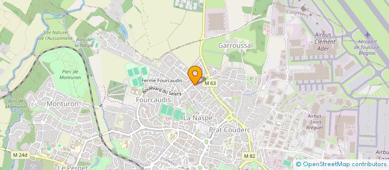 localisation de l'entreprise CLUB DES CHIENS ACTIFS COLUMERINS à COLOMIERS