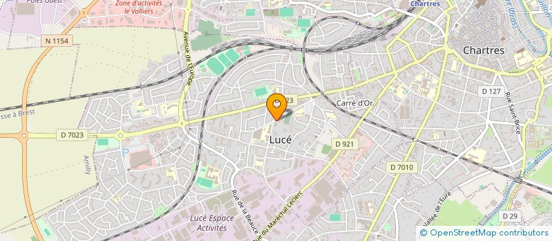 localisation de l'entreprise CLUB DES CHIFFRES ET DES LETTRES. à LUCE