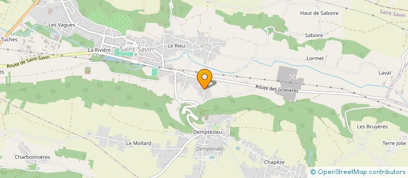 localisation de l'entreprise CLUB DES CHIFFRES ET DES LETTRES  SAINT-SAVIN