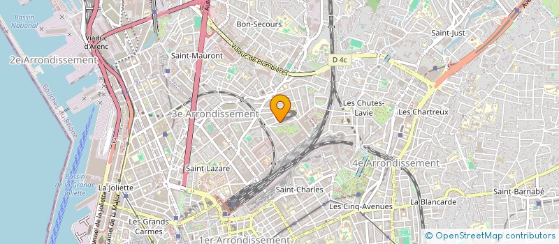 localisation de l'entreprise CLUB DES CITOYENS ACTIFS DE FRANCE à MARSEILLE