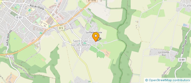 localisation de l'entreprise CLUB DES COLLECTIONNEURS CAUCHOIS  SAINT-CLAIR-SUR-LES-MONTS