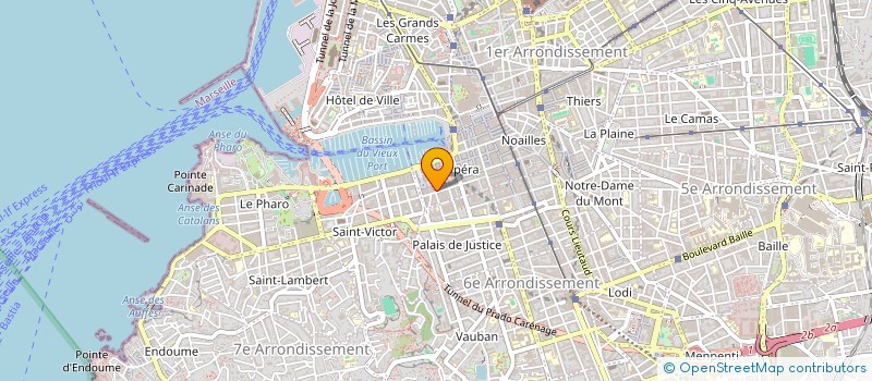 localisation de l'entreprise CLUB DES CREATIFS DU SUD  MARSEILLE