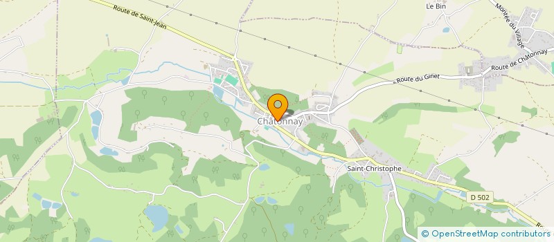 localisation de l'entreprise CLUB DES CREATIONS ARTISTIQUES  CHATONNAY