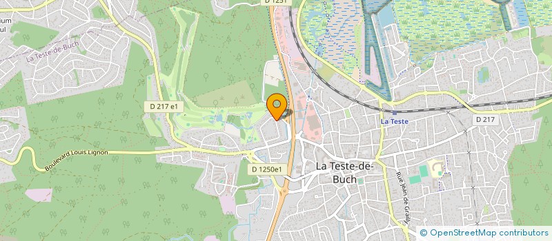 localisation de l'entreprise CLUB DES DAUPHINS à LA TESTE-DE-BUCH