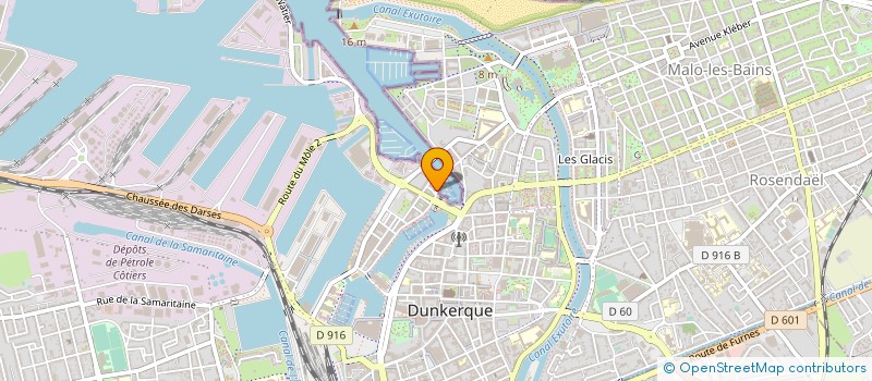 localisation de l'entreprise CLUB DES DAUPHINS à DUNKERQUE