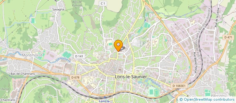 localisation de l'entreprise CLUB DES DECIDEURS DU JURA ET DE FRANCHE-COMTE à LONS-LE-SAUNIER