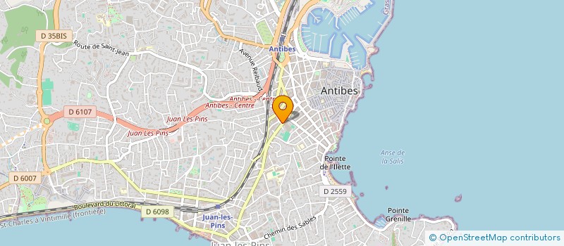 localisation de l'entreprise CLUB DES DIRIGEANTS GOLFEURS  ANTIBES