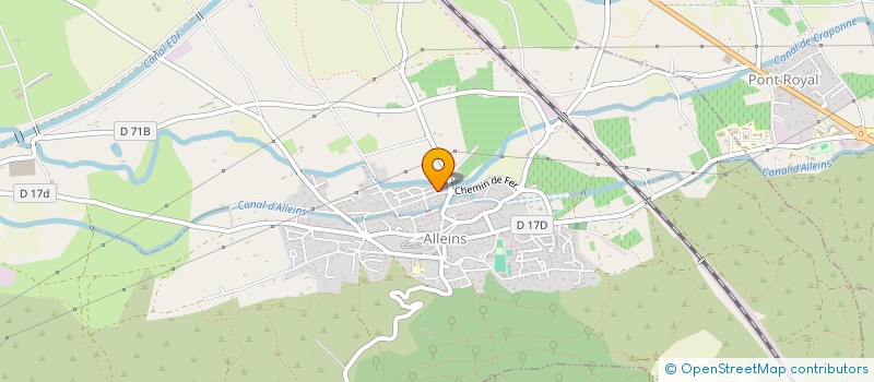 localisation de l'entreprise CLUB DES ENTREPRENEURS DU BASSIN SALONAIS  ALLEINS