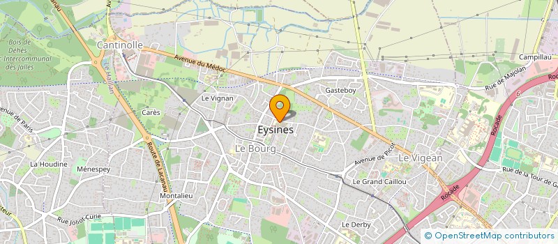 localisation de l'entreprise CLUB DES ENTREPRISES D EYSINES à EYSINES