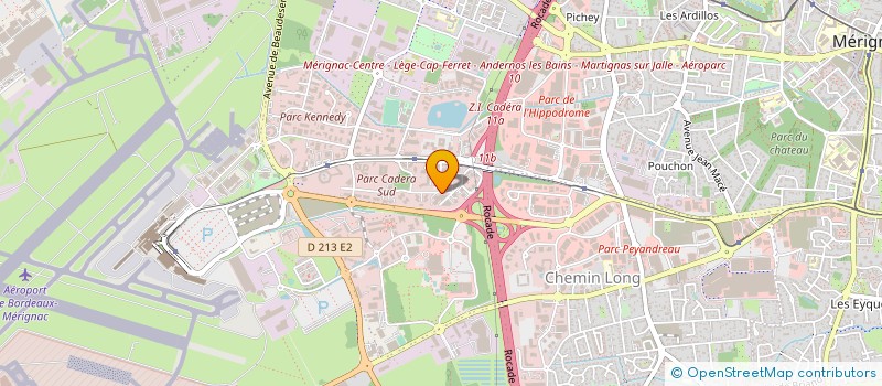 localisation de l'entreprise CLUB DES ENTREPRISES DE MERIGNAC à MERIGNAC